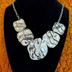 Silver statement Necklace